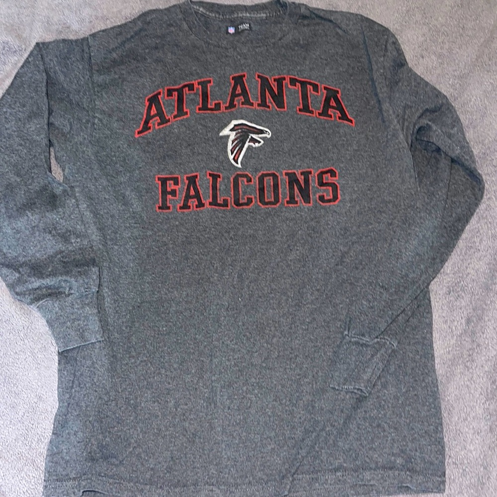 Atlanta falcons long sleeve shirt dark gray